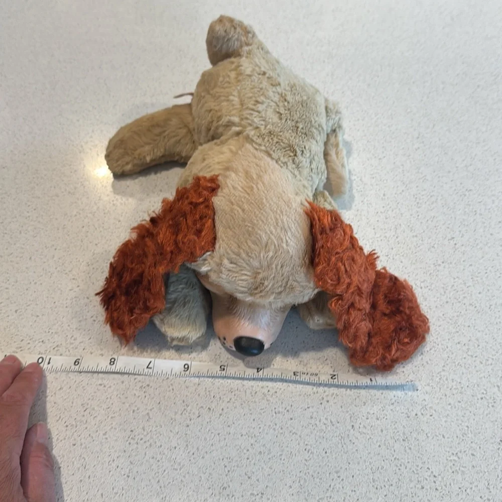 Plush Dog Vintage Stern Rubber Face dog Rare!
